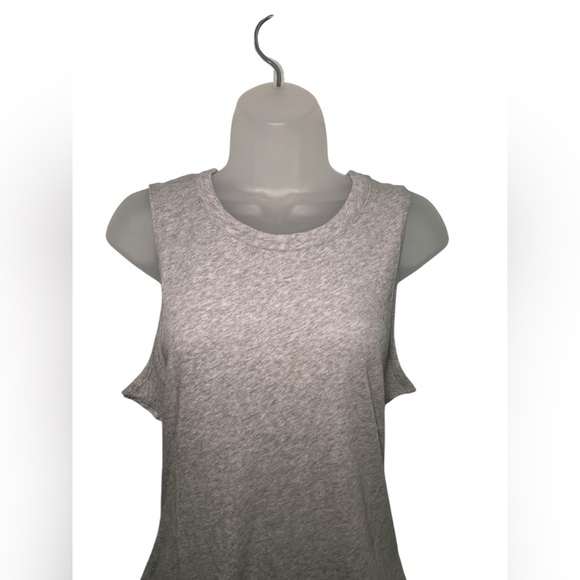 Chaser New 100% Cotton Basics Gray Seamed Muscle Tank Size Medium - Picture 3 of 6